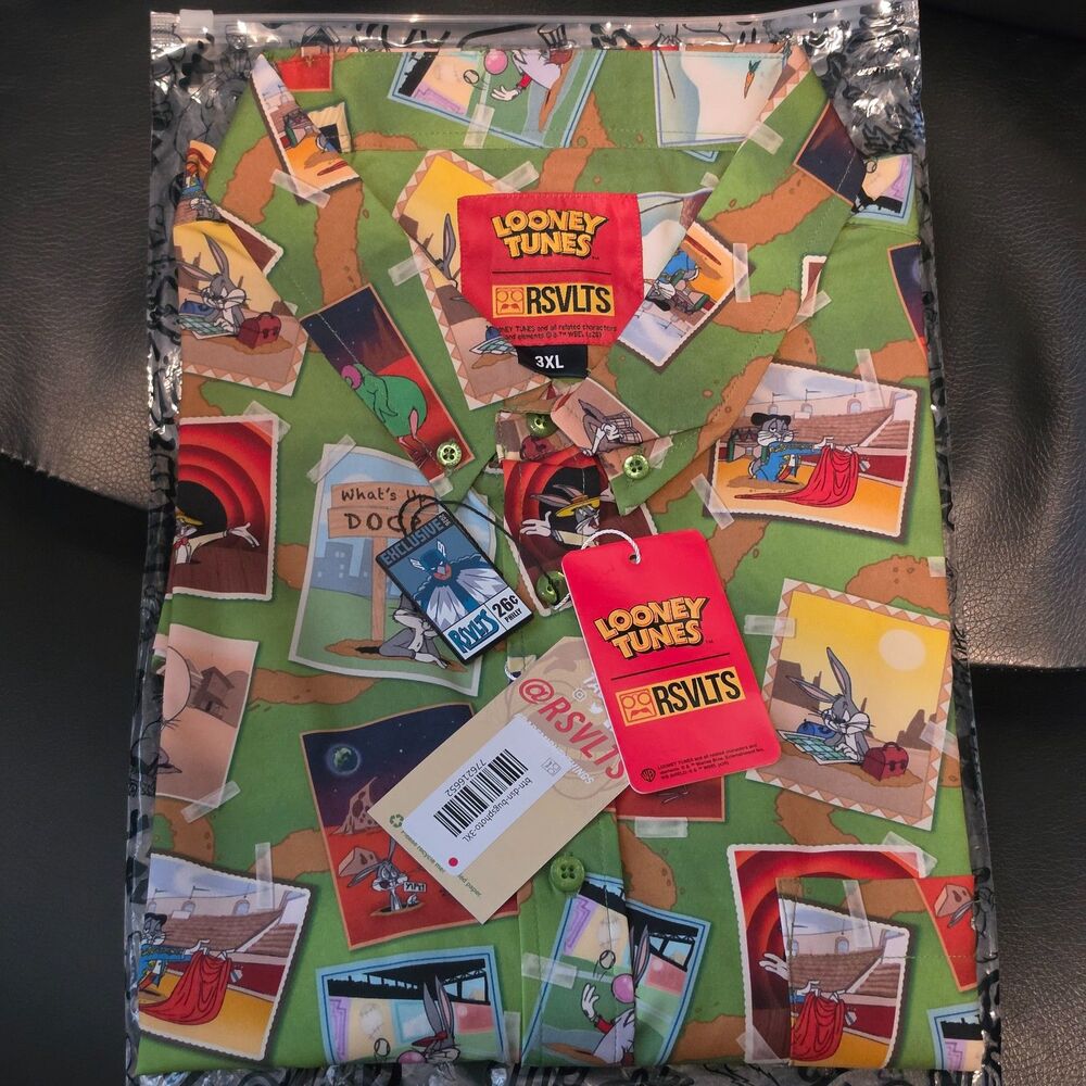 RSVLTS 3XL Looney Tunes “Ain’t I A Stinker?” Fan Expo Philadelphia NWT
